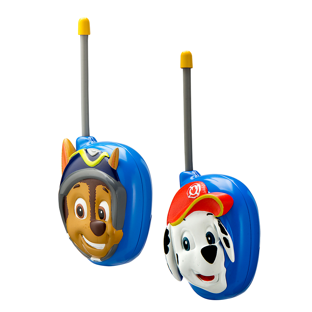 Set De 2 Talkies-walkies Paw Patrol - Pour Enfants - Portée Jusqu'à 150m - Bouton PTT Facile - Fonctionne Avec Piles AA (non Incluses)